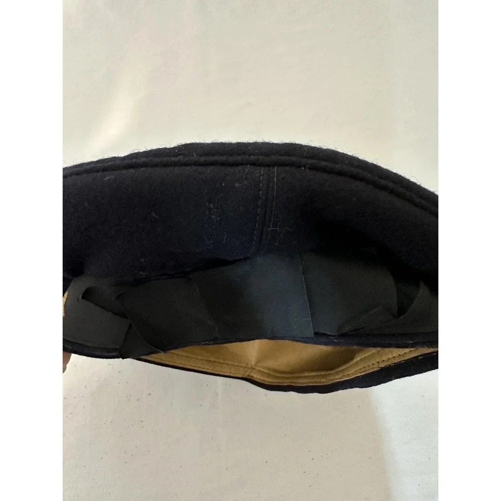 WW2 US Navy Donald Duck Style Blue Wool Hat Seaman's Flat Cap